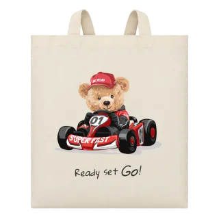 Мече Ready Set Go върху Чанта