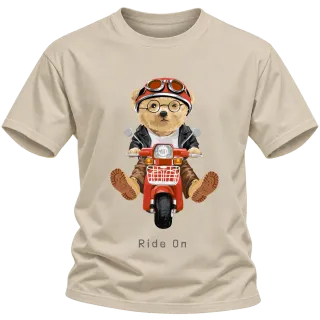 Мече Ride On върху Тениска