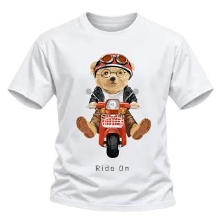 Мече Ride On върху Тениска