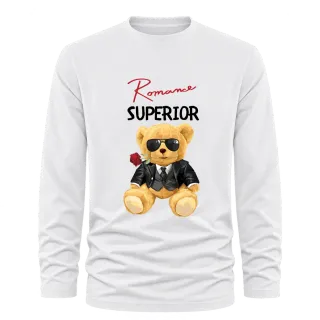 Мече Romance Superior върху Тениска с дълъг ръкав