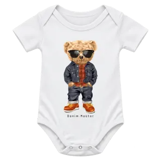 Мече с очила Denim Master върху Боди