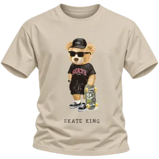 Мече Skate King върху Тениска