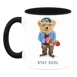 Мече скейтър Stay Cool върху Чаша