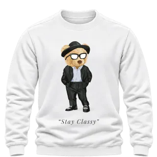 Мече Stay Classy върху Блуза