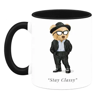 Мече Stay Classy върху Чаша