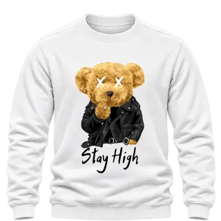 Мече Stay High върху Блуза