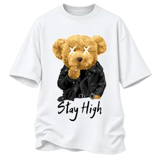 Мече Stay High върху Овърсайз