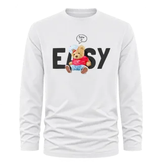 Мече Take it Easy върху Тениска с дълъг ръкав