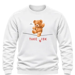 Мече Take Risk върху Блуза