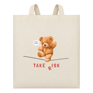 Мече Take Risk върху Чанта