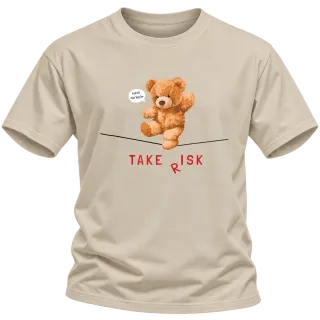 Мече Take Risk върху Тениска