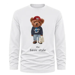 Мече the basic style върху Тениска с дълъг ръкав