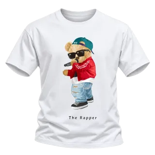 Мече The Rapper върху Тениска
