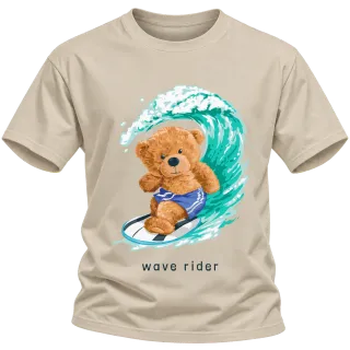 Мече Wave Rider върху Тениска
