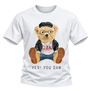 Мече Yes You Can върху Тениска