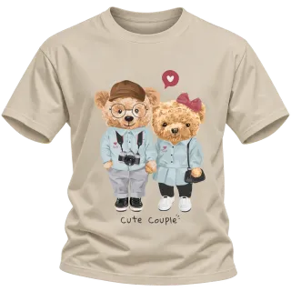 Мечета Cute Couple върху Тениска