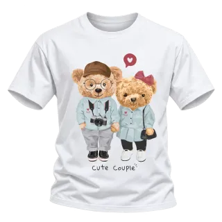 Мечета Cute Couple върху Тениска