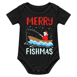 Merry Fishmas с Дядо Коледа върху Боди