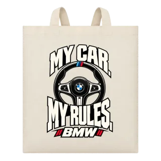 My Car My Rules BMW върху Чанта