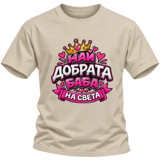Най-добрата баба на света върху Тениска