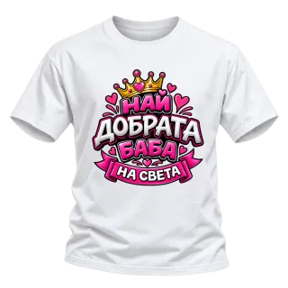 Най-добрата баба на света върху Тениска