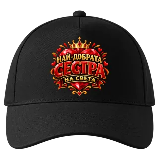 Най-добрата сестра на света върху Шапка