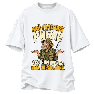 Най-големият рибар има оправдание върху Овърсайз
