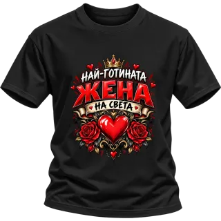 Най-готината жена на света върху Тениска
