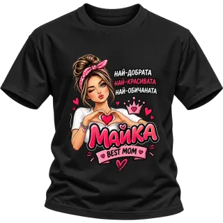 Най-обичаната майка върху Тениска