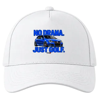 No Drama Just Golf GTI върху Шапка