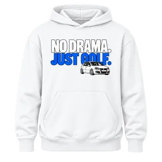 No Drama Just Golf върху Худи