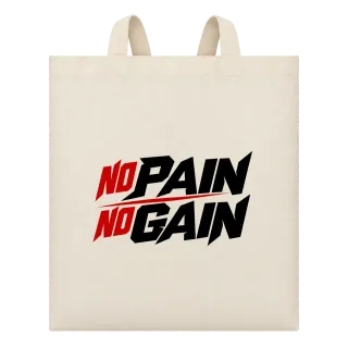 no PAIN no GAIN върху Чанта
