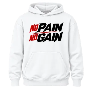 no PAIN no GAIN върху Худи
