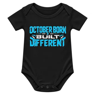 OCTOBER BORN  BUILT DIFFERENT върху Боди
