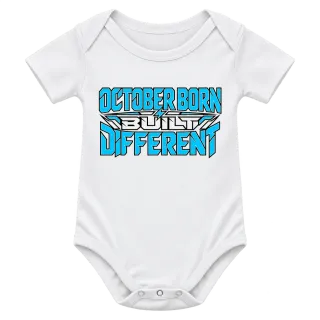 OCTOBER BORN  BUILT DIFFERENT върху Боди