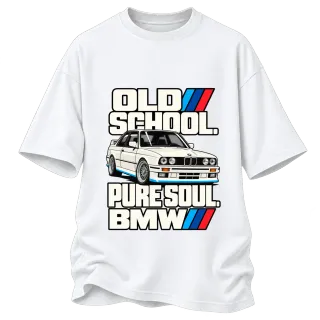 Old School BMW Pure Soul върху Овърсайз