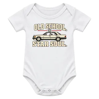 Old School Mercedes Star Soul върху Боди