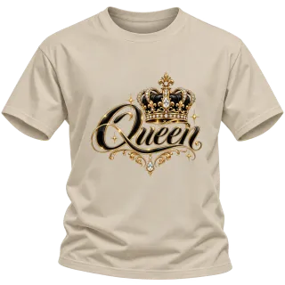 Queen с корона върху Тениска
