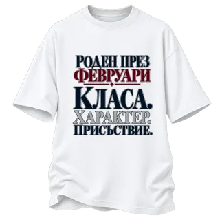 Роден през февруари върху Овърсайз