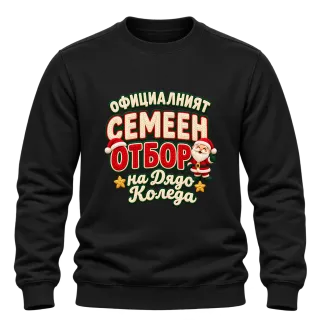 Семейният отбор на Дядо Коледа върху Блуза