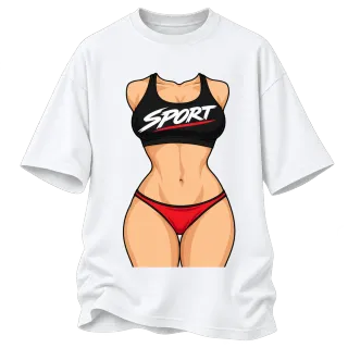 Спортна фигура SPORT върху Овърсайз
