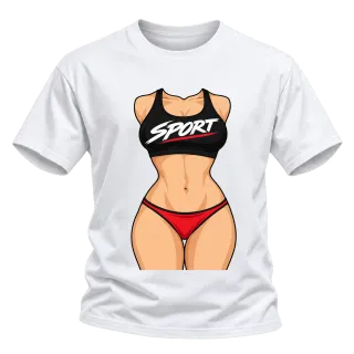 Спортна фигура SPORT върху Тениска
