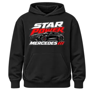Star Power Mercedes върху Худи