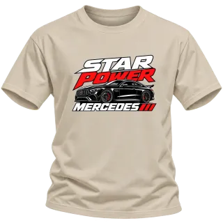 Star Power Mercedes върху Тениска