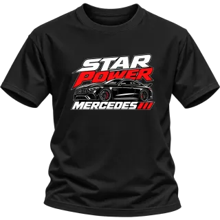Star Power Mercedes върху Тениска
