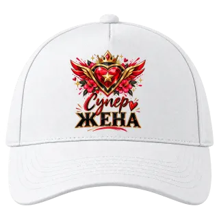 Супер жена с корона и криле върху Шапка