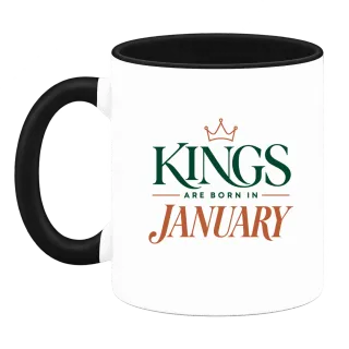 THE KINGS ARE BORN IN JANUARY върху Чаша