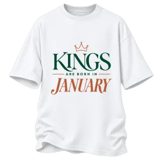 THE KINGS ARE BORN IN JANUARY върху Овърсайз
