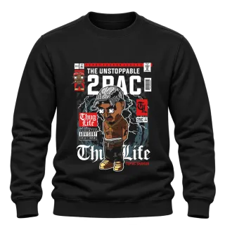THE UNSTOPPABLE 2PAC Tupac Thug Life върху Блуза