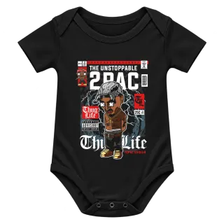 THE UNSTOPPABLE 2PAC Tupac Thug Life върху Боди
